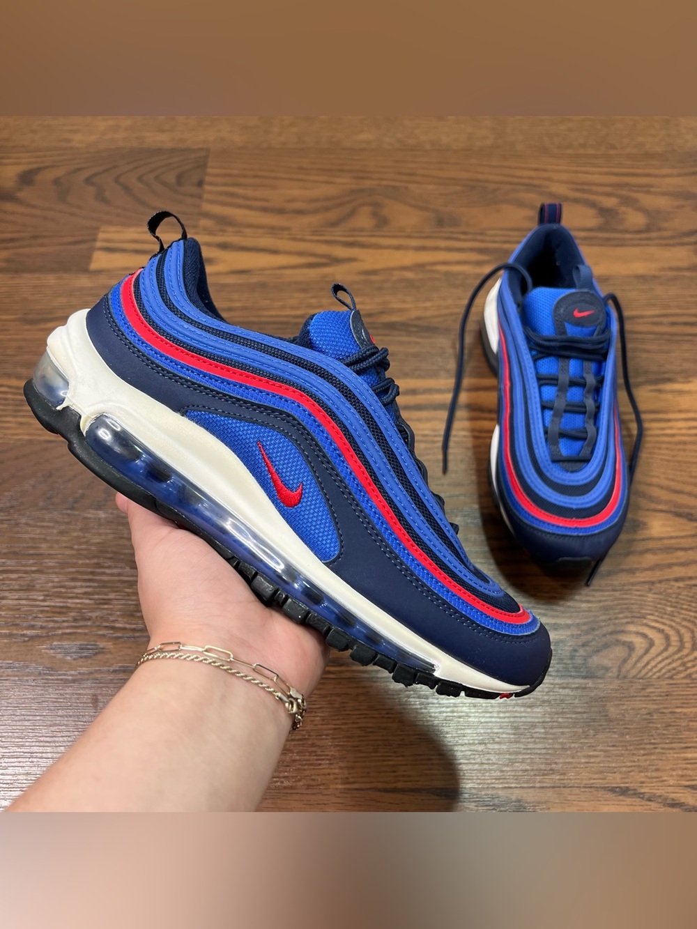 Nike Air Max 97 SE GS 'Spider-Man' size 7Y